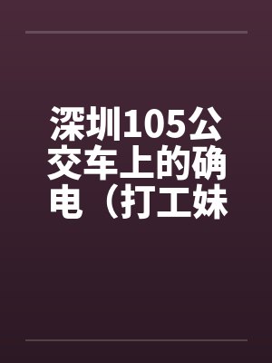 深圳105公交车上的确电（打工妹）by佚名封面