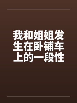 我和姐姐发生在卧铺车上的一段性事笔趣阁无弹窗封面