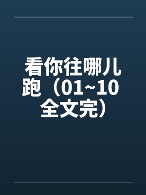 看你往哪儿跑（01~10 全文完）by佚名笔趣阁无弹窗封面