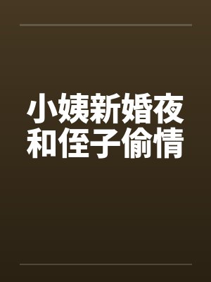 小姨新婚夜和侄子偷情by佚名封面