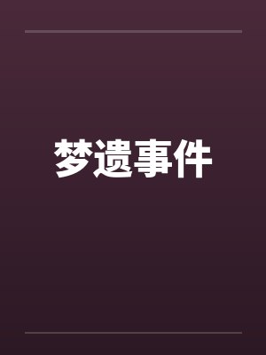 梦遗事件by佚名封面