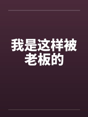 我是这样被老板的封面