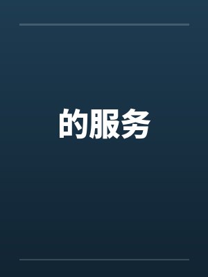 的服务by佚名封面