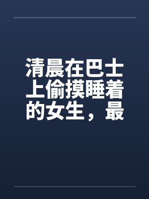 清晨在巴士上偷摸睡着的女生，最后ＫＯ(真实)by佚名封面