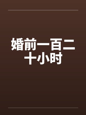 婚前一百二十小时笔趣阁无弹窗封面