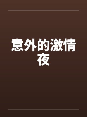 意外的激情夜笔趣阁无弹窗封面