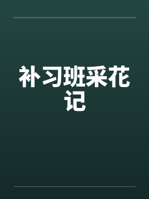 补习班采花记封面