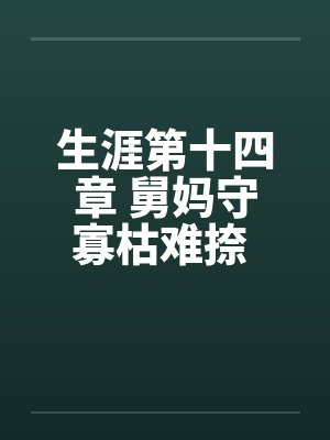 生涯第十四章 舅妈守寡枯难捺 巧用春药慰妗心by佚名笔趣阁无弹窗封面