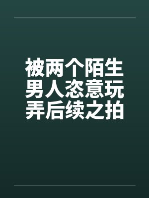被两个陌生男人恣意玩弄后续之拍写真被诱惑封面