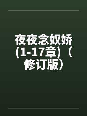 夜夜念奴娇(1-17章)（修订版）笔趣阁无弹窗封面