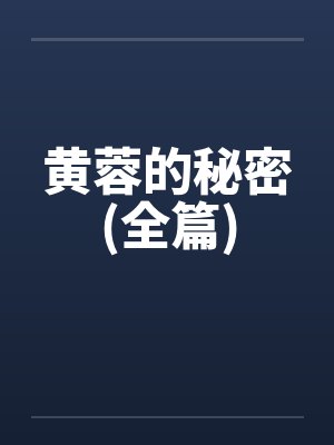 黄蓉的秘密(全篇)by佚名封面