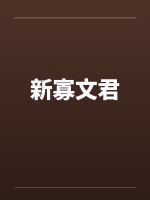 新寡文君笔趣阁无弹窗封面