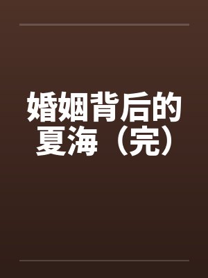 婚姻背后的夏海（完）笔趣阁无弹窗封面