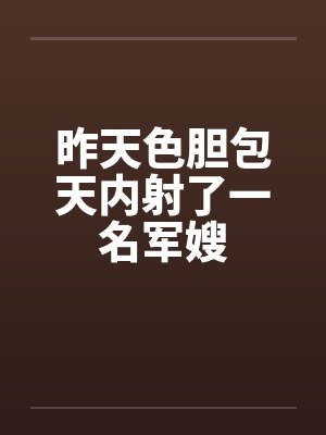 昨天色胆包天内射了一名军嫂笔趣阁无弹窗封面