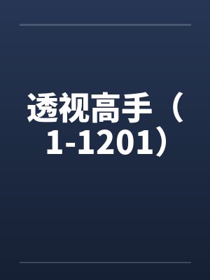 透视高手（1-1201）by佚名笔趣阁无弹窗封面