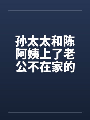 孙太太和陈阿姨上了老公不在家的少妇by佚名笔趣阁无弹窗封面