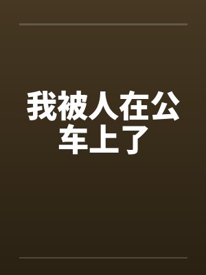 我被人在公车上了笔趣阁无弹窗封面