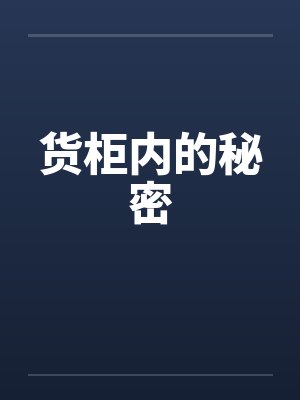 货柜内的秘密笔趣阁无弹窗封面