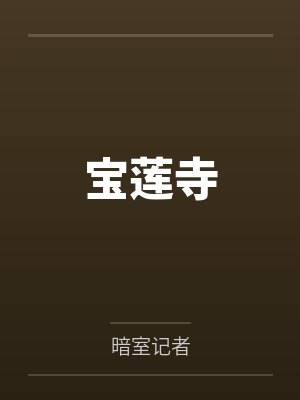 宝莲寺by暗室记者笔趣阁无弹窗封面