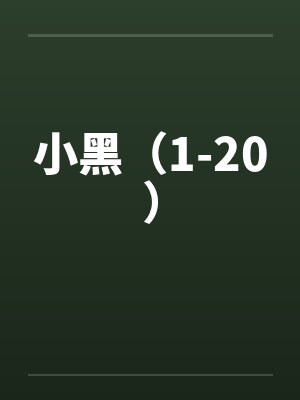小黑（1-20）笔趣阁无弹窗封面
