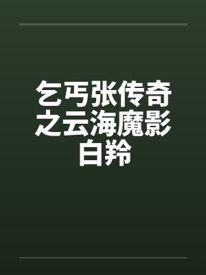 乞丐张传奇之云海魔影白羚笔趣阁无弹窗封面