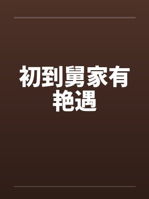 初到舅家有艳遇笔趣阁无弹窗封面
