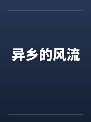 异乡的风流封面