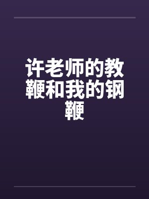 许老师的教鞭和我的钢鞭封面
